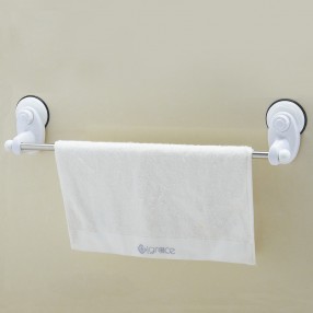 R1640 Suction cup single towel rack stainless steel bathroom towel holder