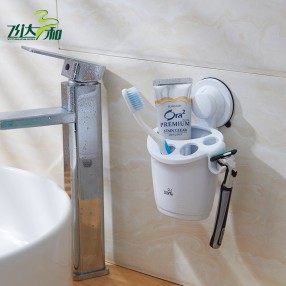 R5030 Plastic toothbrush rack with suction cup