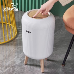 TG3950 Circular trash can with high-legged stripes 10L