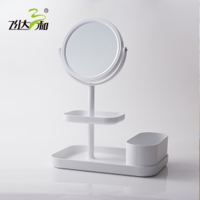 70452 Desktop storage makeup mirror