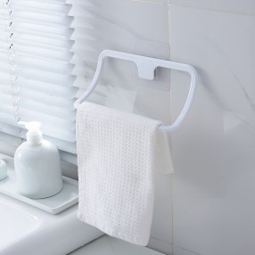 R5380 Suction plastic single stainless steel bathroom towel holder