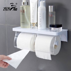 R5690 Strong wall suction double roll holder