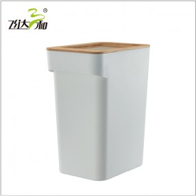 TG3860 A wooden-covered trash can 7L