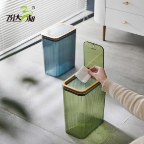 TG3960Square striped trash can10L